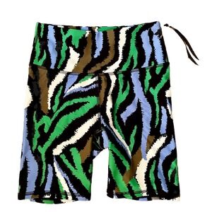 Activewear Diane von Furstenberg, DVM Zebra Bike Shorts Size XS